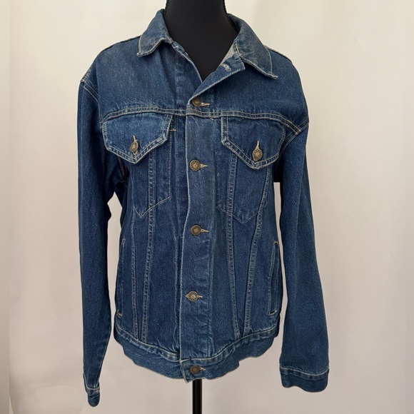 Disney Embroidered Denim Trucker Looney Tunes Blue Jean Jacket, Unisex Size S - Picture 2 of 11